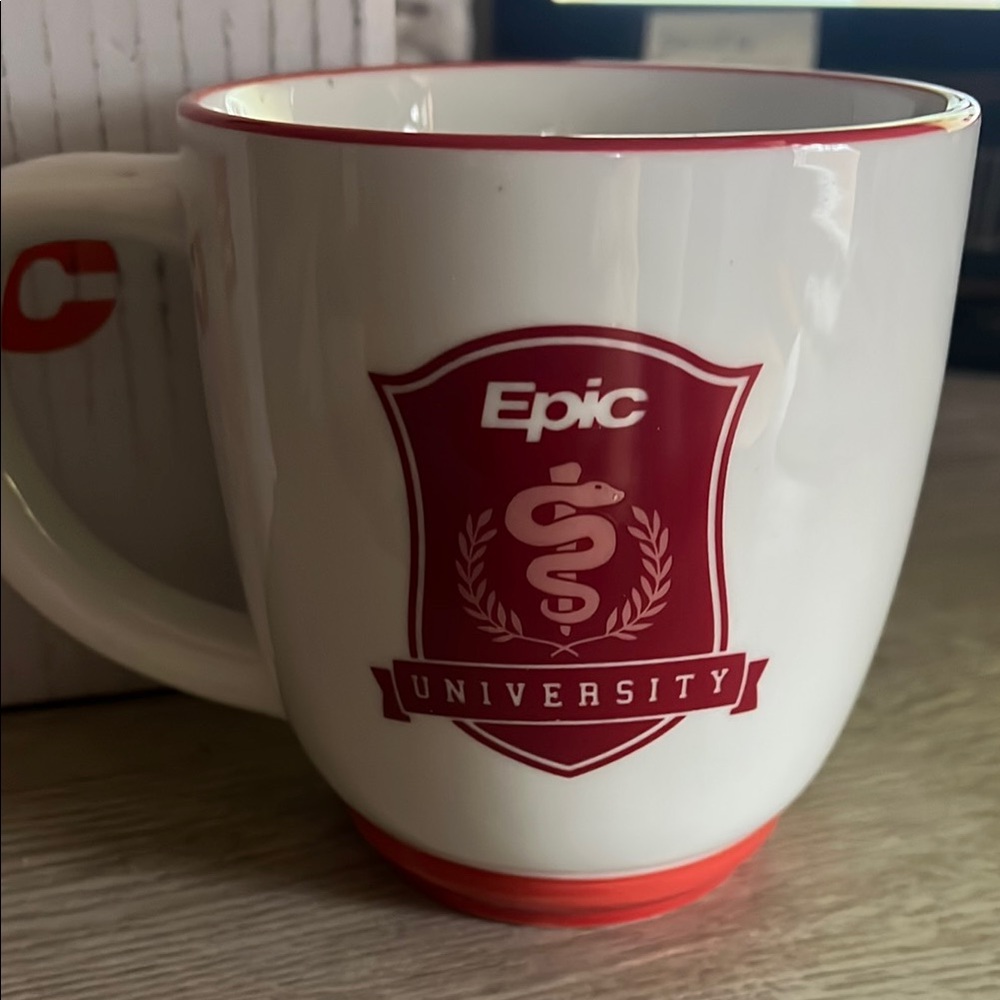 Epic University White and Red Mug - Picture 3 of 4